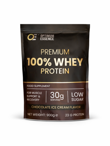 Premium Whey Protein Chocolate Ice Cream 900g | Vassleprotein Sverige | OptimumEssence®