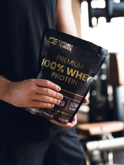 Premium Whey Protein Chocolate Ice Cream 900g | Vassleprotein Sverige | OptimumEssence®